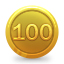100 рублей